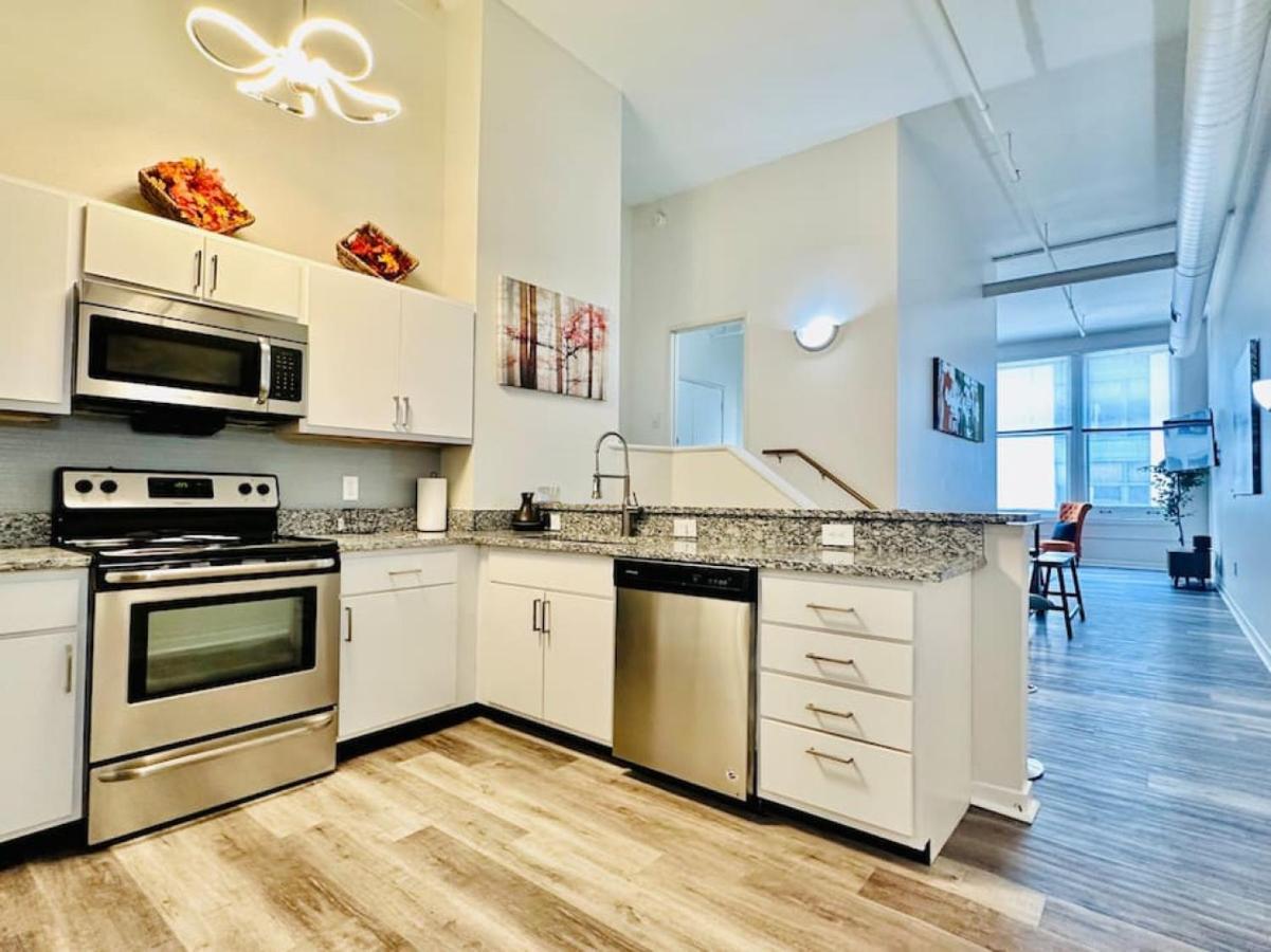 אינדיאנפוליס 2 Bedroom Contemporary Modern Loft מראה חיצוני תמונה